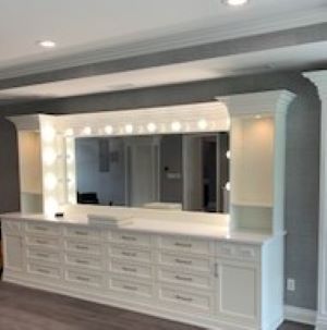 large lighted wall unit